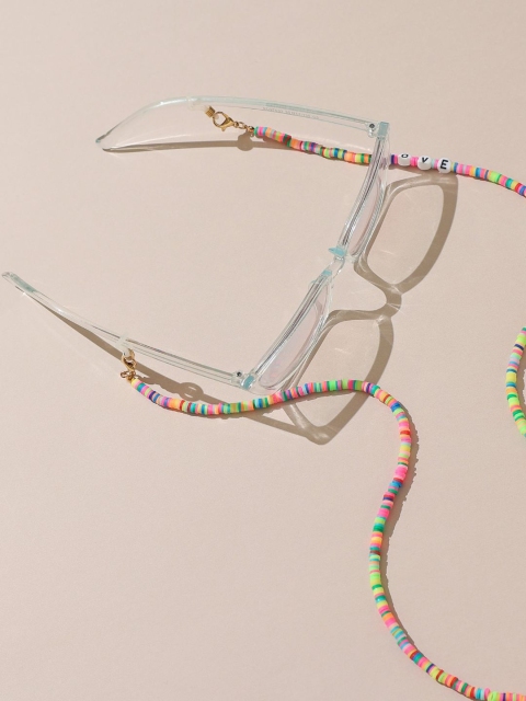

Pipa Bella Multicoloured Rainbow Beaded Mask & Sunglass Chains, Multi