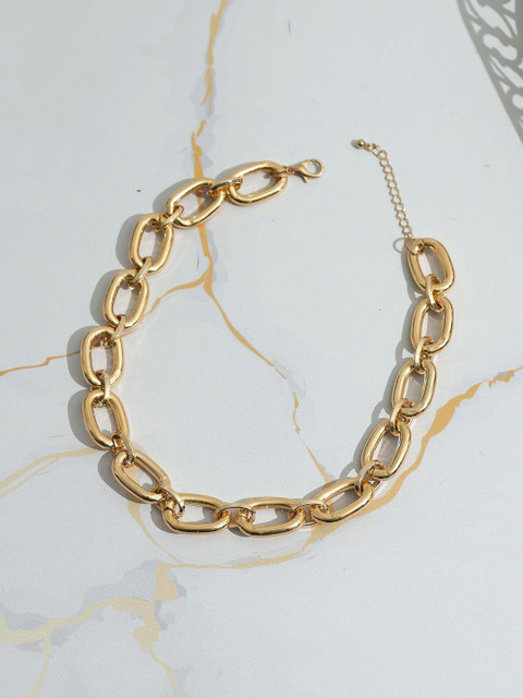 

Pipa Bella Sleek Gold Link Chain Necklace