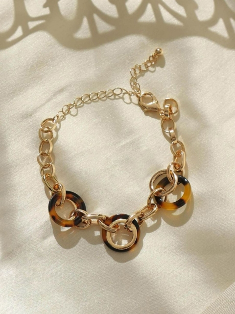 

Pipa Bella Minimal Gold Link Resin Bracelet