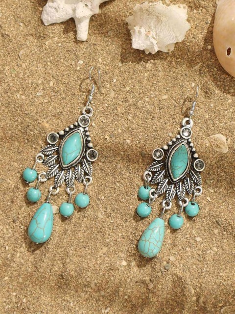 

Pipa Bella Turquoise Blue Contemporary Drop Earrings