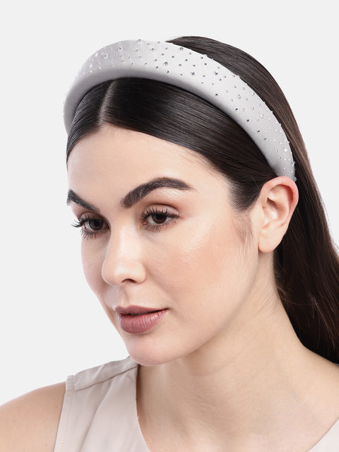 

Pipa Bella Women Grey Embellished Hairband