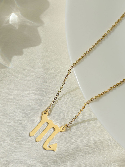 

Pipa Bella 18K Gold-Plated Scorpio Zodiac Sign Necklace