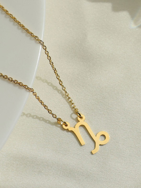

Pipa Bella 18K Gold-Plated Capricorn Zodiac Sign Necklace