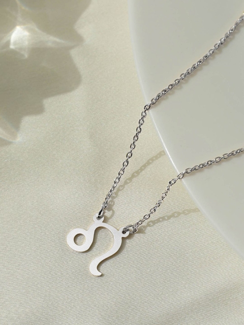 

Pipa Bella Silver-Plated Leo Zodiac Sign Necklace