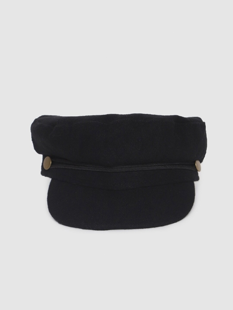 

ONLY Women Black Acrylic Visor Cap