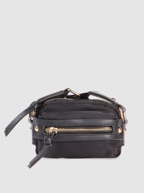 

ONLY Black PU Bowling Sling Bag