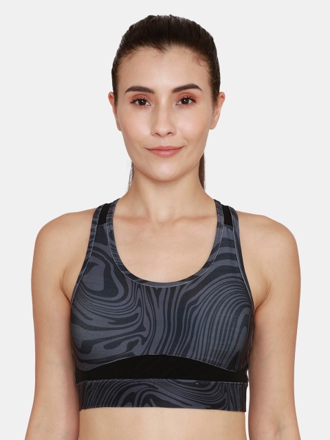 

Zelocity by Zivame Black & Grey Bra