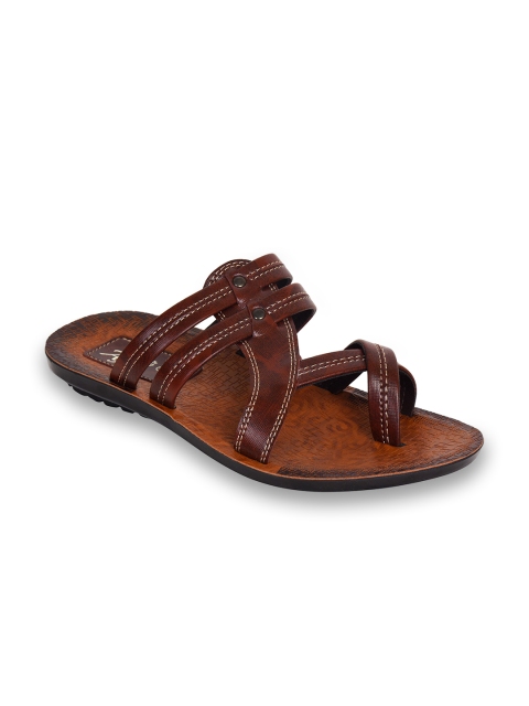 

Ajanta Men Brown Comfort Sandals