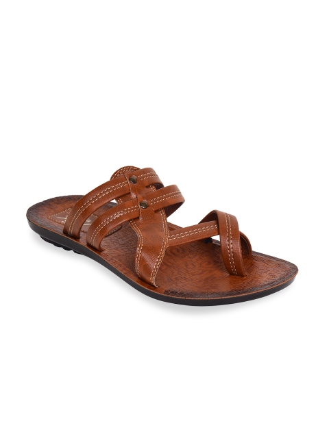 

Ajanta Men Brown Comfort Sandals