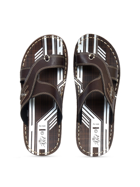 

Ajanta Men Brown Comfort Sandals