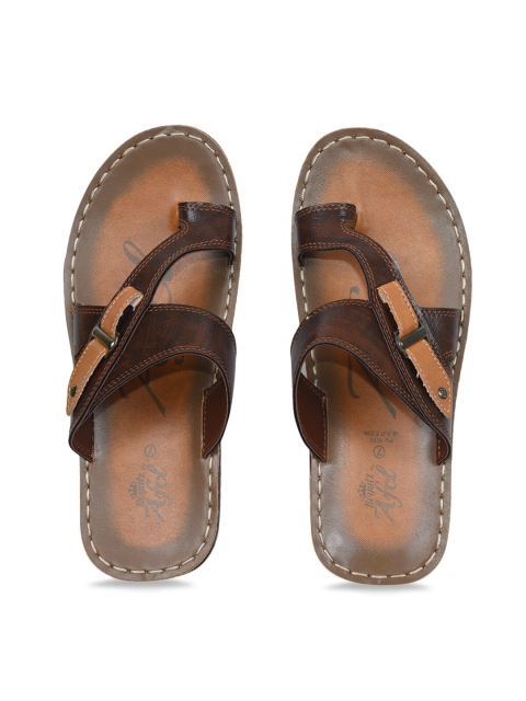 

Ajanta Men Brown Comfort Sandals