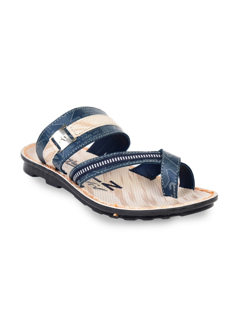 

Ajanta Men Blue & Beige Comfort Sandals