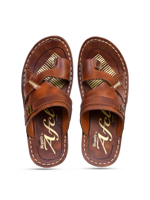 

Ajanta Men Tan Comfort Sandals