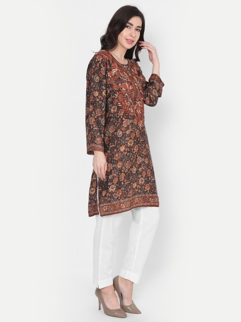 

HOUSE OF KARI Women Multicolour Chikankari Embroidered Tunic, Multi