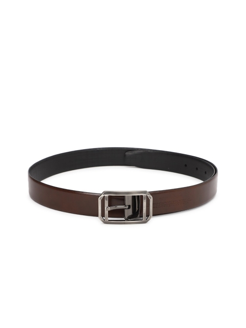 

Van Heusen Men Black Reversible Textured Leather Formal Belt