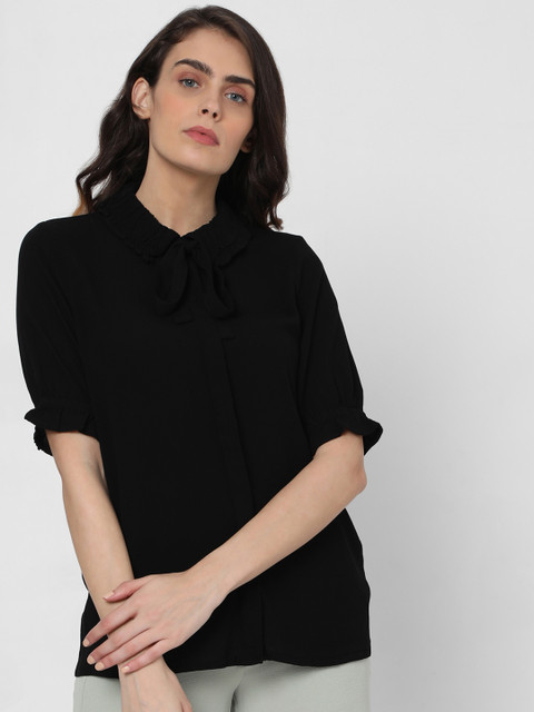 

Vero Moda Women Black Casual Shirt