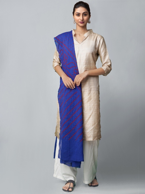 

Unnati Silks Women Violet Bandhani Cotton Dupatta
