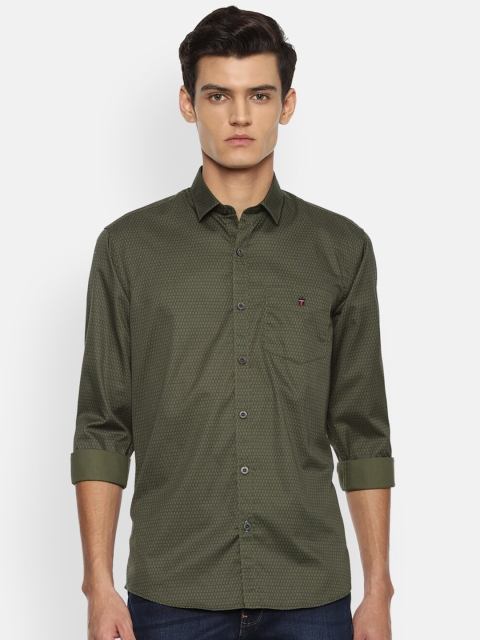 

Louis Philippe Sport Men Olive Green Slim Fit Casual Shirt