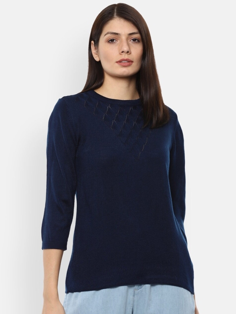 

Van Heusen Woman Women Navy Blue Pullover