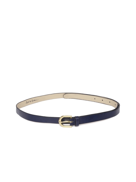 

Mast & Harbour Women Navy Blue Solid Belt