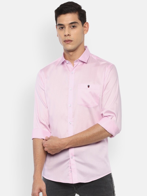 

Louis Philippe Jeans Men Pink Slim Fit Casual Shirt