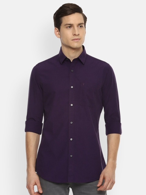 

Van Heusen Sport Men Purple Slim Fit Casual Shirt
