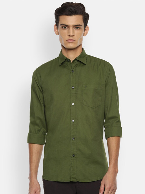 

Van Heusen Sport Men Green Slim Fit Casual Shirt