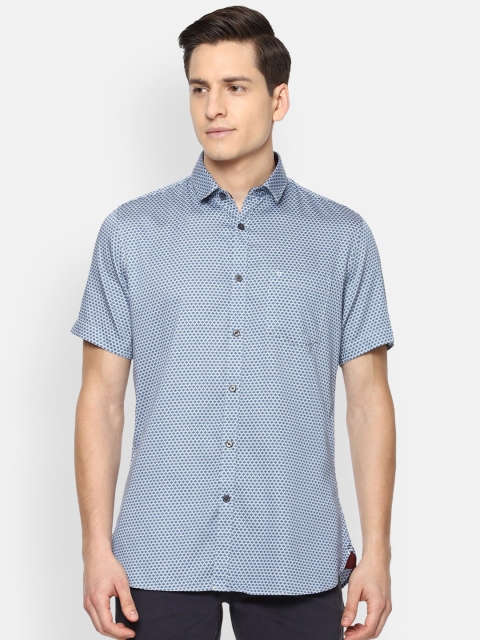 

Van Heusen Sport Men Blue Slim Fit Printed Casual Shirt