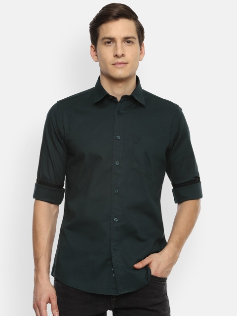 

Van Heusen Sport Men Green Slim Fit Casual Shirt