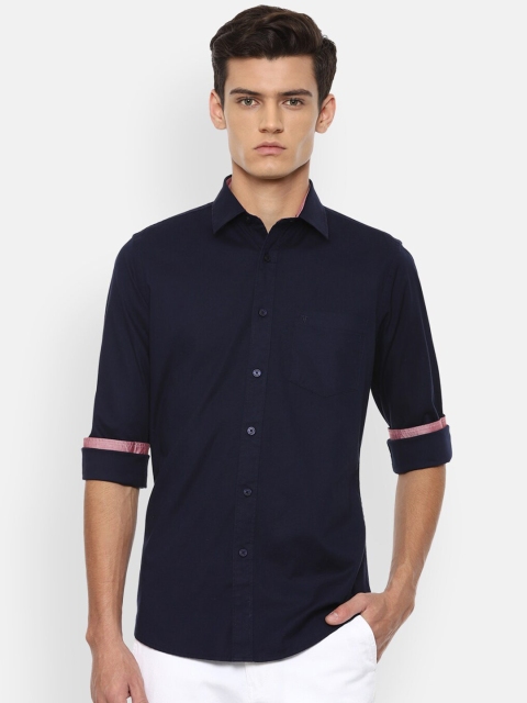 

Van Heusen Sport Men Navy Blue Slim Fit Casual Shirt