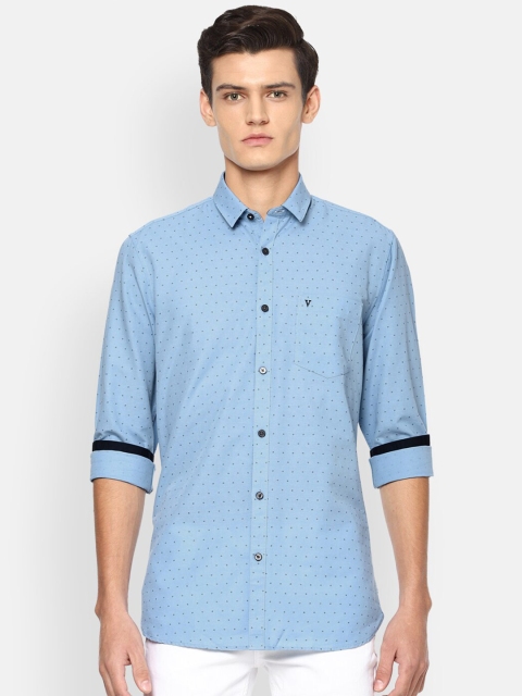 

Van Heusen Sport Men Blue Slim Fit Printed Casual Shirt