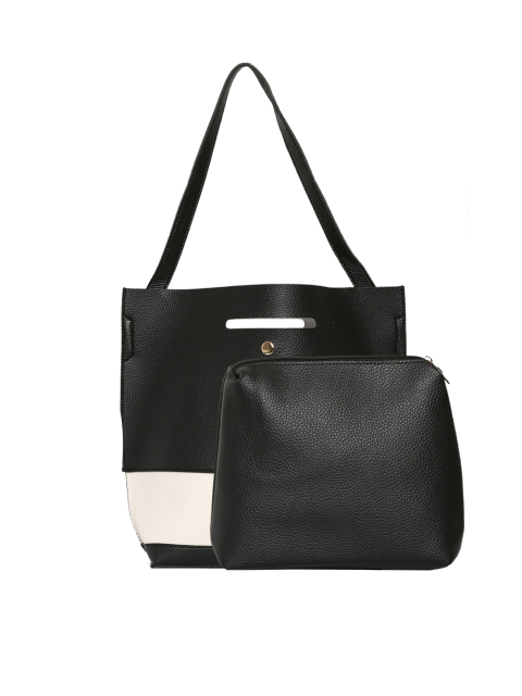 

Mast & Harbour Black Textured Shoulder Bag