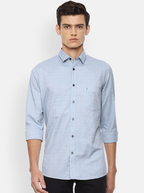 

Van Heusen Sport Men Blue Slim Fit Checked Casual Shirt