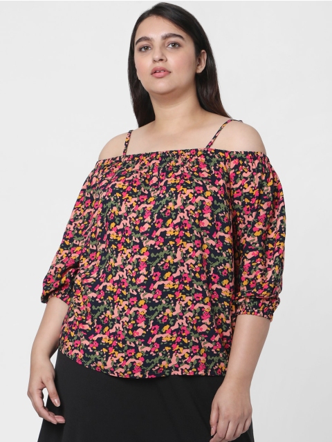 

Vero Moda Multicoloured Floral Print Bardot Top, Multi