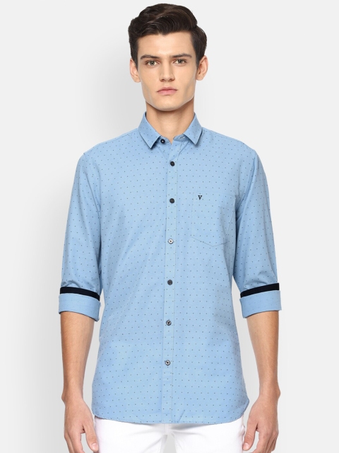 

Van Heusen Sport Men Blue Slim Fit Printed Casual Shirt