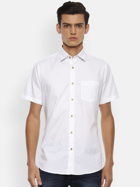 

Van Heusen Sport Men White Slim Fit Casual Shirt