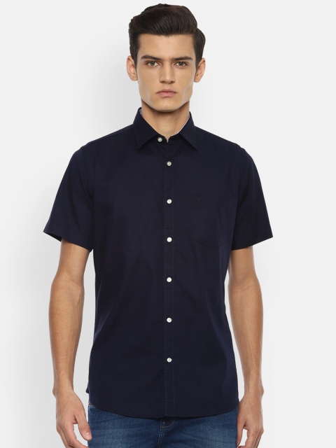 

Van Heusen Sport Men Navy Blue Slim Fit Casual Shirt