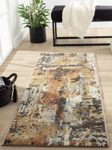 

OBSESSIONS Multicoloured Abstract Polypropylene Carpet, Multi