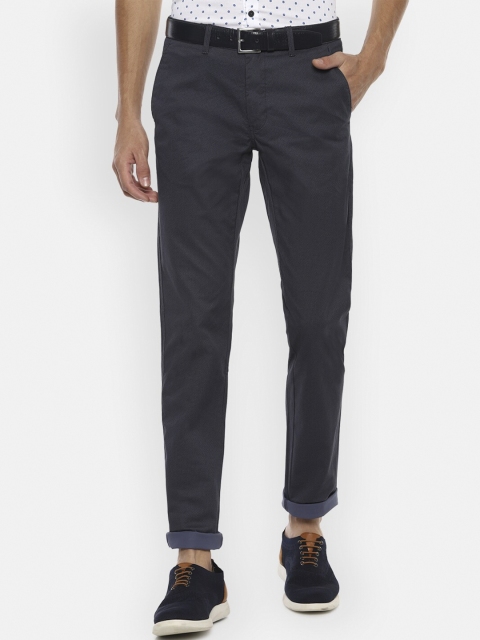 

Van Heusen Sport Men Navy Blue Slim Fit Trousers