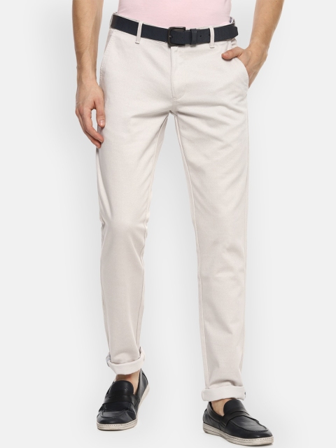 

Van Heusen Sport Men White Slim Fit Chinos Trousers