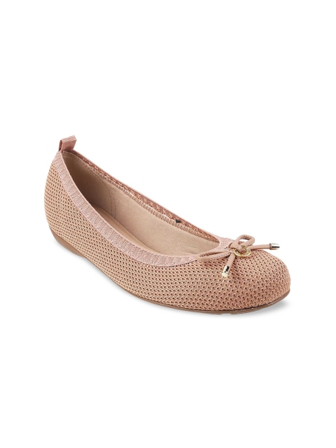 

Mochi Women Beige Ballerinas with Bows Flats