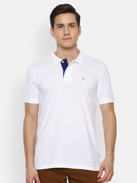 

Van Heusen Sport Men White Polo Collar T-shirt