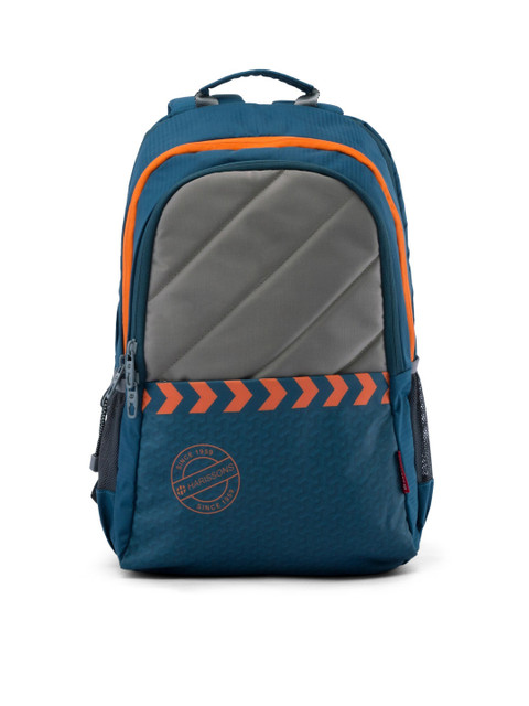 

Harissons Unisex Blue & Grey Printed Laptop Bag