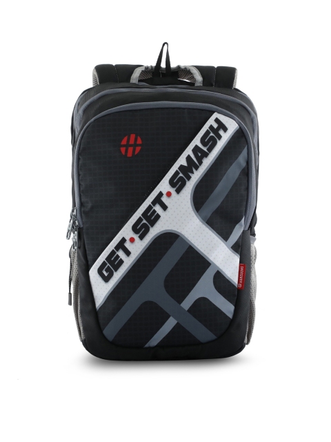 

Harissons Unisex Black Printed Laptop Backpack