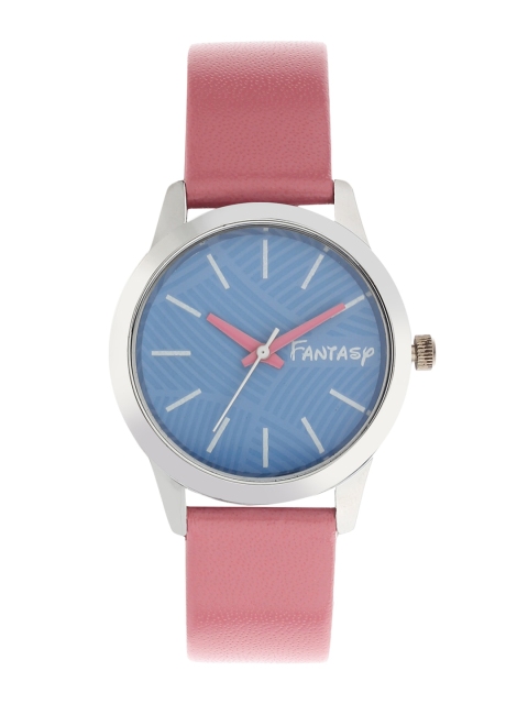 

FLUID Women Blue Dial & Pink Leather Straps Analogue Watch FLW-009-SL-PK2