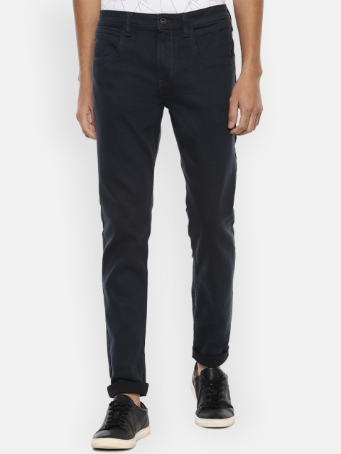 

VAN HEUSEN DENIM LABS Men Navy Blue Skinny Fit Jeans