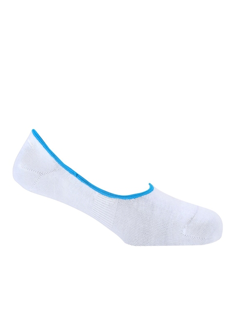 

Soxytoes Men White Solid Shoe Liner Socks