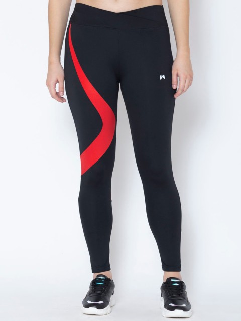 

MUSCLE TORQUE Women Black Solid Skinny-Fit Training Tights