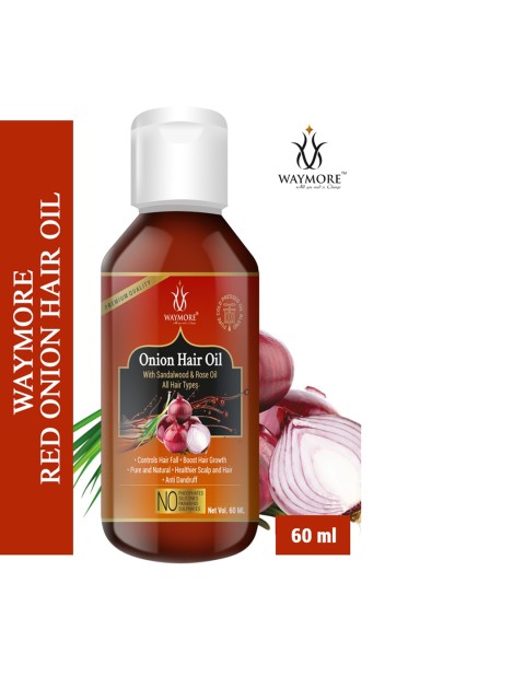 

Waymore Onion Hair Oil - 60 ml, Red