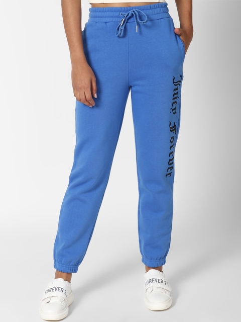 

FOREVER 21 Women Blue Joggers Trousers